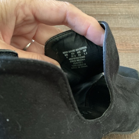 Metaphor Women's Black Heeled Ankle Boots - Picture 4 of 6